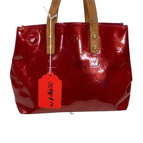 Louis Vuitton Tote Bag Read PM Red Vernis 009188M - Picture 8 of 13